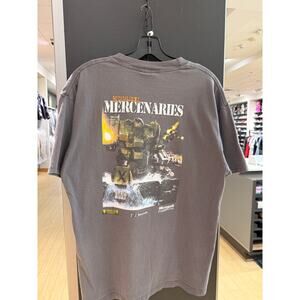 Y2K Mechwarrior 4 Mercenaries Vintage PC Microsoft Video Game Promo Tee Shirt